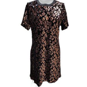 Ro & De Anthropologie Andi Sequined tee dress